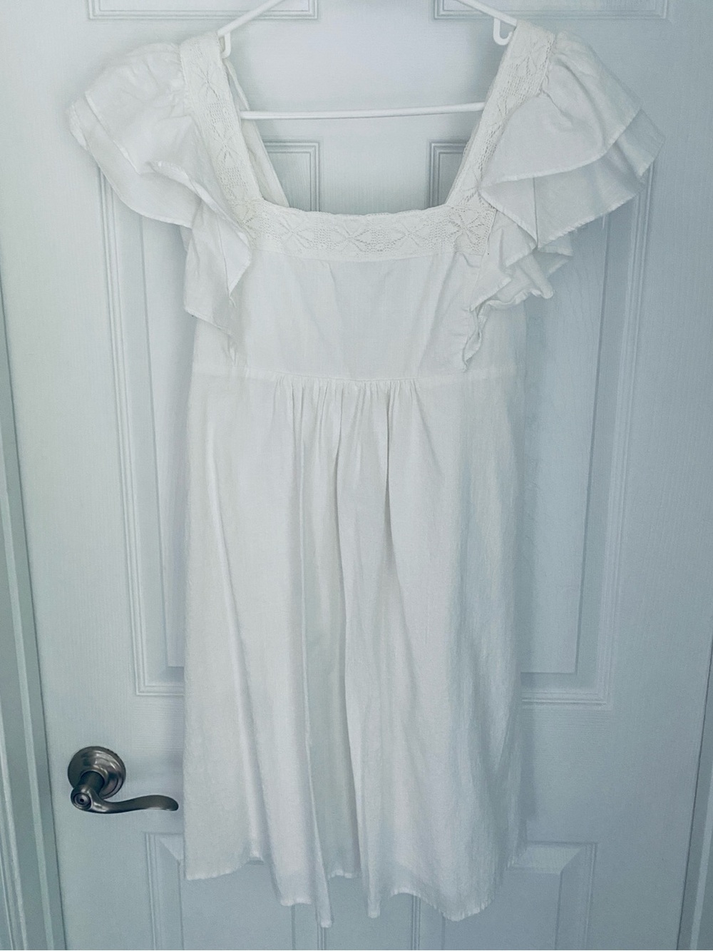 Wild & Fable 100% Cotton Crochet Trim Babydoll Dress